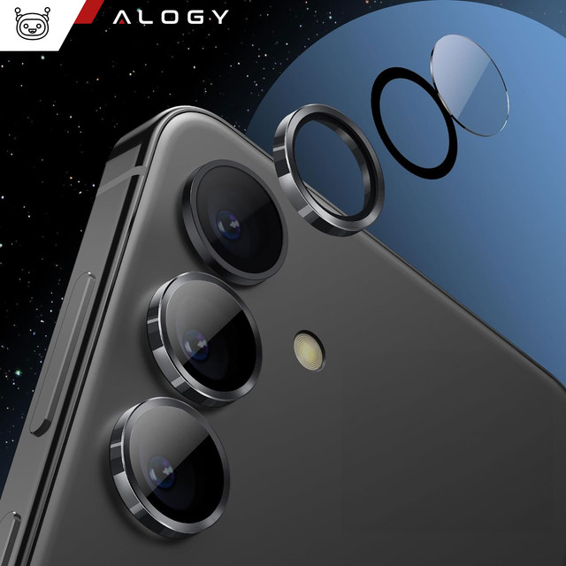 Sklo pro Samsung Galaxy S24 Překryvná čočka fotoaparátu Čočky fotoaparátu Alogy Lens Protector PRO ochranný kryt