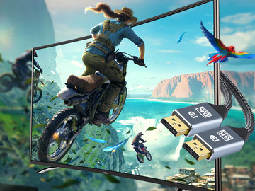 Alogy 2x Display Port DP 1.4 8K 30AWG Cable for TV PC 3m