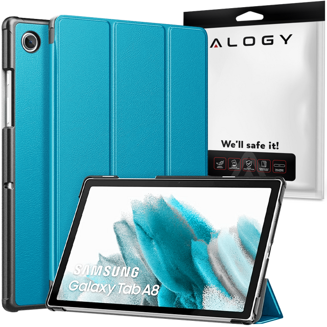 Alogy Book Cover pro Samsung Galaxy Tab A8 2021 SM-X200 / SM-X205 Blue