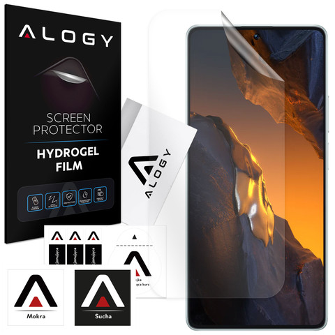 Hydrogel Film for Xiaomi Poco F5/ F5 Pro Phone Screen Protector Alogy Hydrogel Film