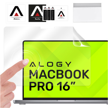 Matná ochrana obrazovky pro MacBook Pro 16 2023 2021 Alogy ochranná fólie obrazovky s filtrem Anti Blue