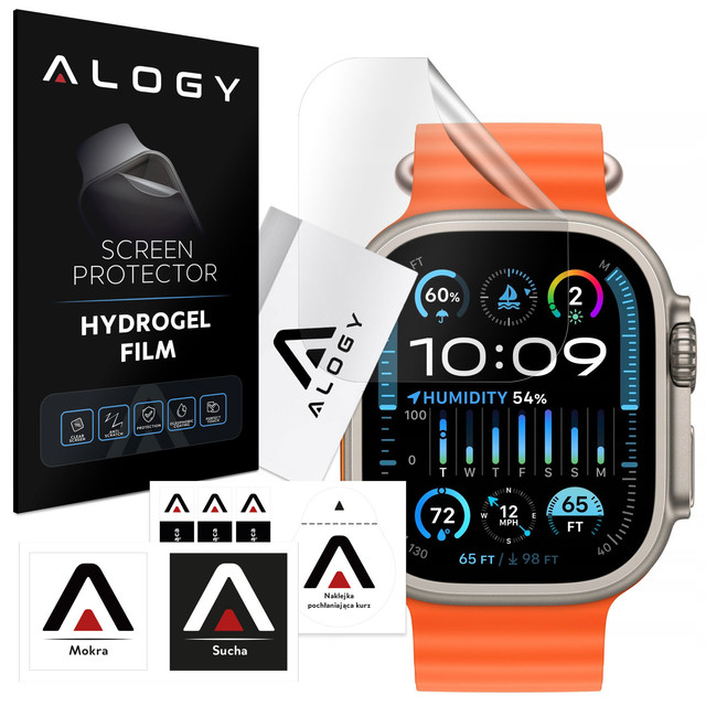 2x Alogy Hydrogel Smartwatch Protective Film for Apple Watch Ultra 2 49mm