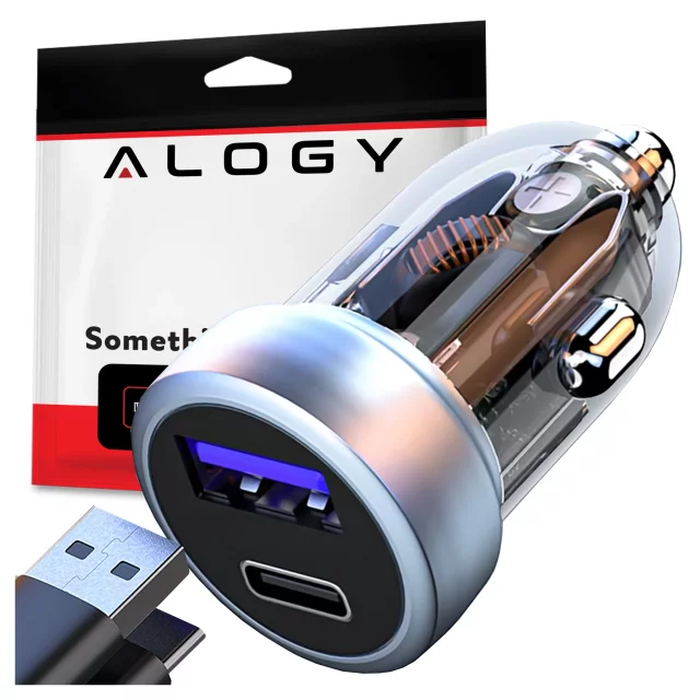 HUB splitter Alogy Adaptér pro počítačový notebook s USB-C na 3x USB-A 2.0 1x USB-A 3.0 šedý
