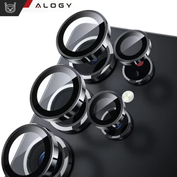 Sklo pro Samsung Galaxy S24 Ultra kryt objektivu fotoaparátu Objektiv fotoaparátu Alogy Lens Protector PRO Ochranný kryt
