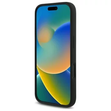 Mercedes-AMG Zielflaggen-MagSafe-Hartschalenetui für iPhone 16 (6,1 Zoll) – Czarny