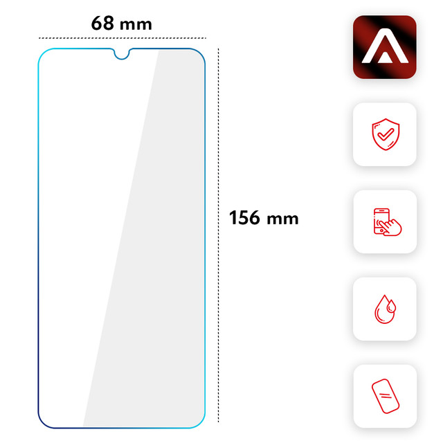 Tvrzené sklo 9H Alogy ochranné sklo na displej pro Oppo A57 5G
