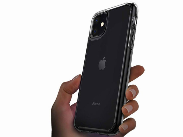 Spigen Ultra Hybrid case for Apple iPhone 11 Crystal Clear alogy glass