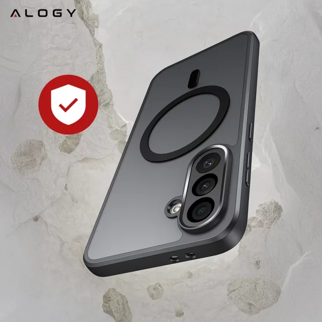 Apple iPhone 16 Pro Max Case Alogy Anti-Shock Hybrid Case for MagSafe Clear
