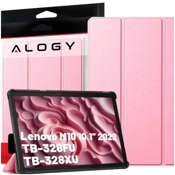 Lenovo Tab M10 3gen 3 GEN 10.1 2022 TB328FU TB328XU Tablet Case Alogy Book Cover Pink