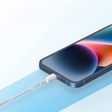 Kabel 1m Lightning do USB-A USB do Apple iPhone, iPad, iPod BOX Biały