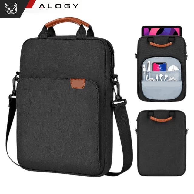 Taška na notebook / iPad Pro Air / tablet 11-13 palcový pánský unisex Pouzdro na ramenní popruh pouzdro Alogy pouzdro černé