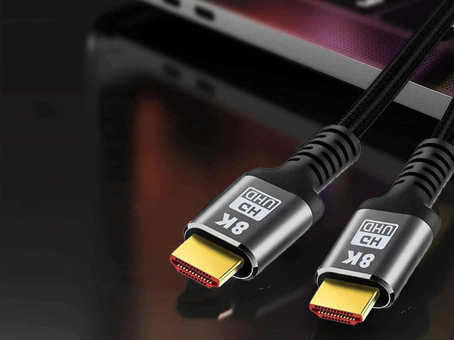 Kabel x2 HDMI 2.1 Alogy 2m 8K PREMIUM ULTRA High Speed 60Hz 48GBps Czarny