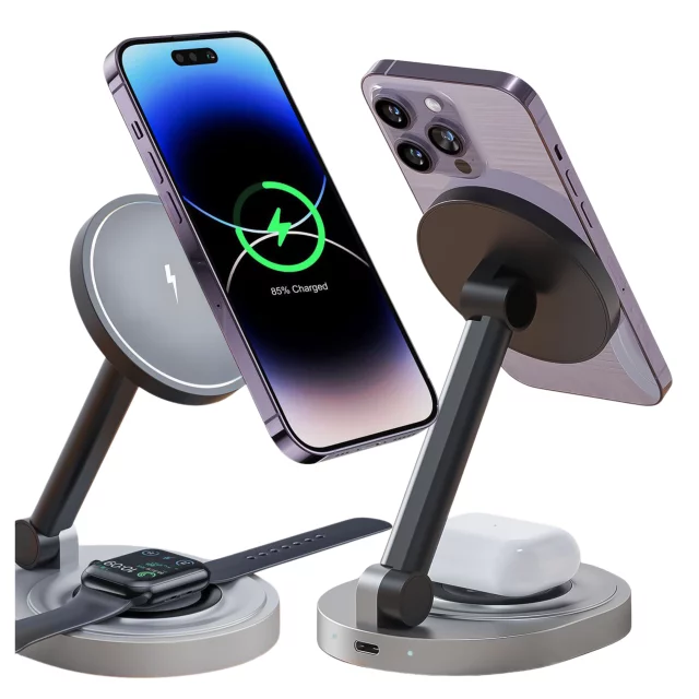 Alogy HUB Splitter Adapter for Laptop Computer USB-C to 3x USB-A 2.0 1x USB-A 3.0 Gray