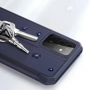 DUX DUCIS Skin X Holster Cover mit Flip Cover für Samsung Galaxy A72 4G blau
