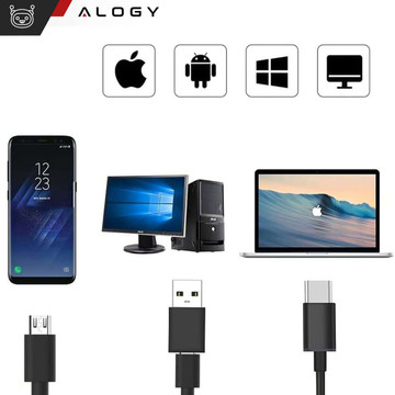 Kamera je vybavena endoskopem micro USB USB-C USB Full HD 3m 8mm Endoskop Alogy Hard Wire