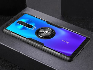 Alogy Ring Holder Clear Armor Case pro Xiaomi Redmi K30 / Poco X2 Black Alogy Glass