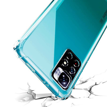 ShockProof Alogy Silikonové Armor pouzdro pro Xiaomi Poco M4 Pro 5G Transparent