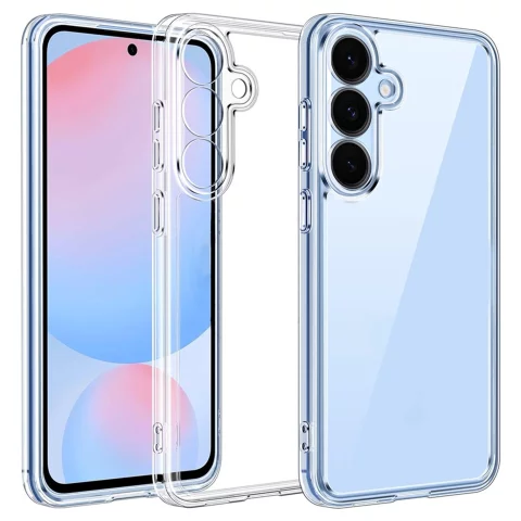 Clear Case for Samsung Galaxy S25 Plus, Raised Edges, Perfect Fit, PC TPU, Alogy HybridShield™ Case