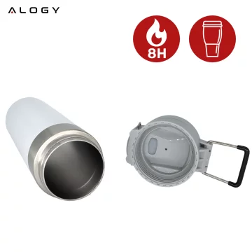 Stolní ventilátor stojící ventilátor malé oběhové čerpadlo s klipem bezdrátové ruční 500mAh USB-C Alogy White