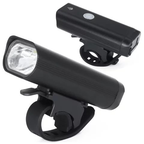 LED-Fahrradfrontlicht, superhell, 8 Stunden Leuchtdauer, 800 Lumen, 1800 mAh, wasserdicht, schwarz