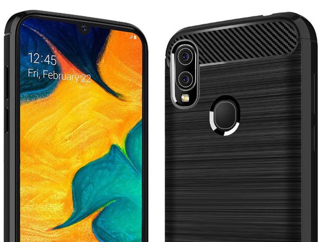 Alogy Rugged Armor case for Samsung Galaxy A30/A20/M10S black