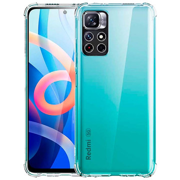 ShockProof Alogy Silicone Armor Case for Xiaomi Poco M4 Pro 5G Transparent