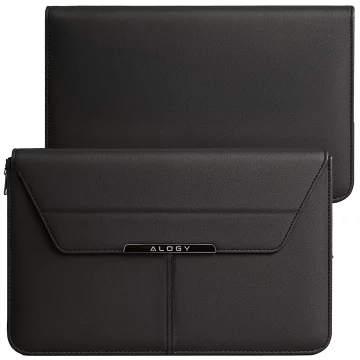 Torba na laptopa Alogy FlexCase Pro wielofunkcyjna rozkładana z podstawką i podkładką na myszkę do Macbooka 15 / 15.6 / 16.1" Czarna