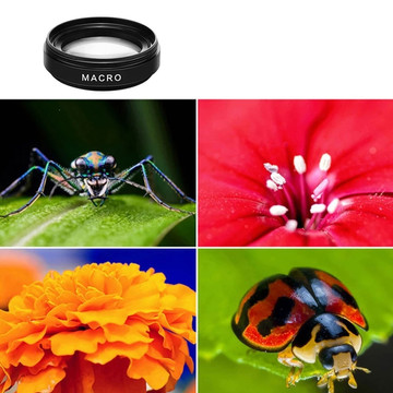Lens smartphone lens 2in1 kit Alogy Lens clip 0.45X Macro 12.5X wide