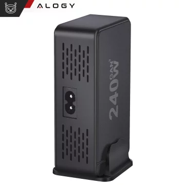 HUB splitter Alogy Adaptér pro počítačový notebook s USB-C na 3x USB-A 2.0 1x USB-A 3.0 šedý