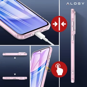 Apple iPhone 16 Pro Max Case Alogy Anti-Shock Hybrid Case for MagSafe Clear