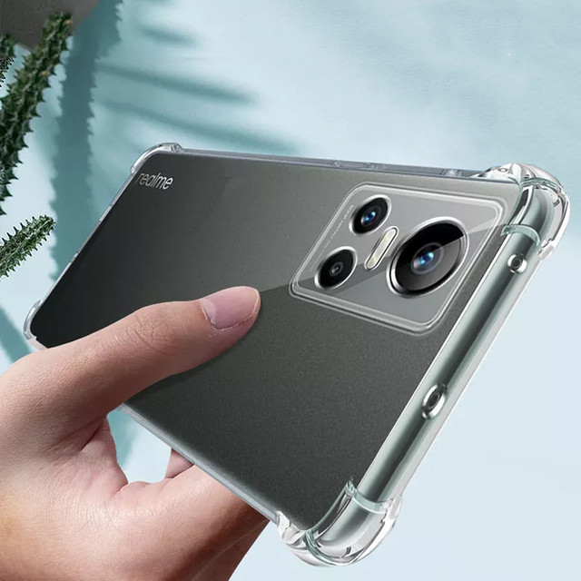 ShockProof Alogy Silicone Armor Case für Realme GT Neo 3 Global Transparent