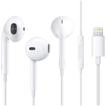 Ear Pods Lightning kabelgebundene Kopfhörer für Apple iPhone iPad iPod In-Ear Weiß