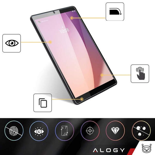 Tempered Glass x2 Alogy 9H for Lenovo Tab M8 TB-8505F, TB-8505L, TB-8705X, TB-8705F, TB-8705L, TB-8506