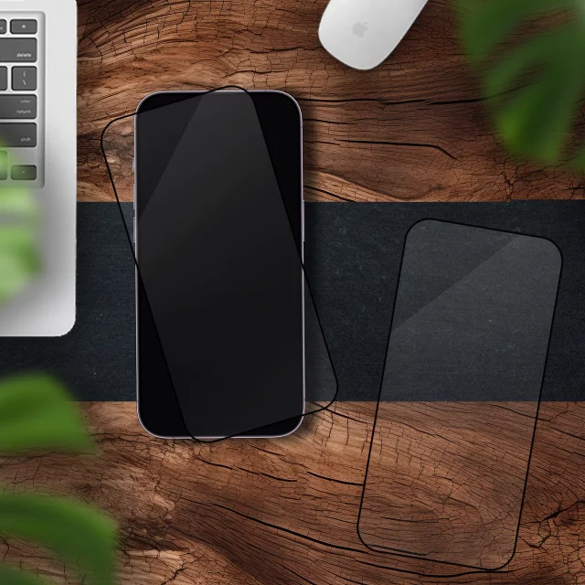 Tvrzené sklo pro Apple iPhone 16e, ochranná fólie 9H Alogy EasyShield™️ s montážním rámečkem