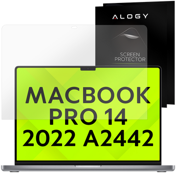 Matná ochrana obrazovky pro MacBook Pro 16 2023 2021 Alogy ochranná fólie obrazovky s filtrem Anti Blue