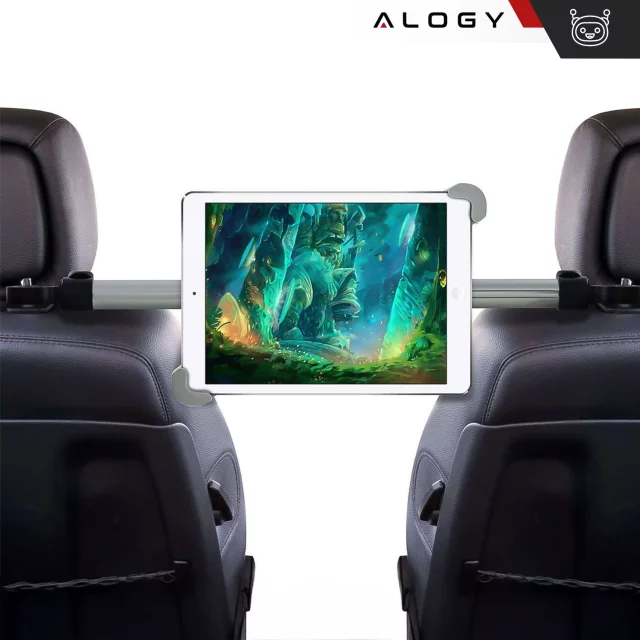 Držák do auta na opěrku hlavy Alogy pro tablety od 7 do 10,5 palců