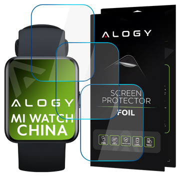 3x Folia hydrożelowa Alogy Hydrogel do Xiaomi Mi Watch China