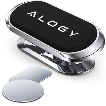 Alogy magnetický držák do auta do auta, univerzální na telefon, na kokpit, na palubní desku, černý