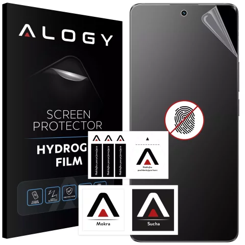 "MATTE" film for Realme 12 Pro / 12 Pro Plus Hydrogel Alogy HydroSkin Matte Pro™ for screen for "FREE FINGERPRINT" case