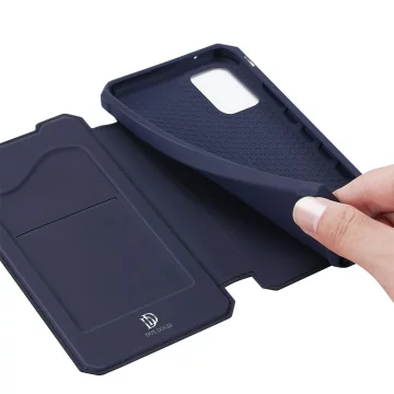 DUX DUCIS Skin X Holster Cover mit Flip Cover für Samsung Galaxy A72 4G blau