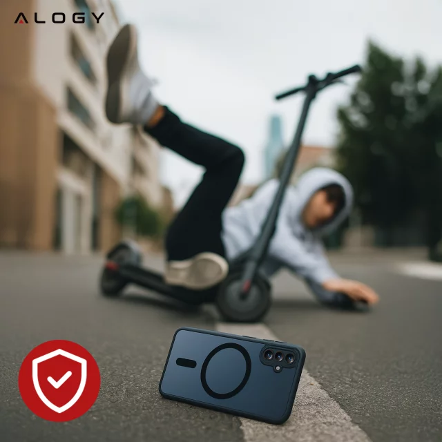 Pouzdro pro Apple iPhone 16 Pro Max Alogy Anti-Shock Hybrid Case pro MagSafe Transparent