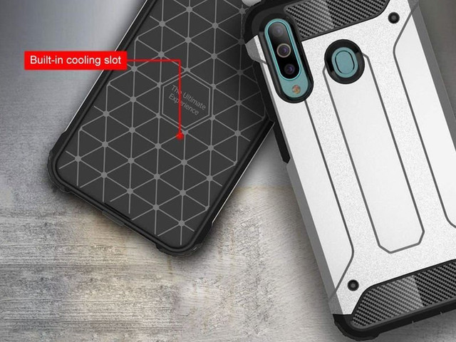 Alogy Hard Armor case for Samsung Galaxy A60/M40 black Alogy glass