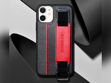 Alogy Leather Case for Apple iPhone 12 Mini 5.4 Black