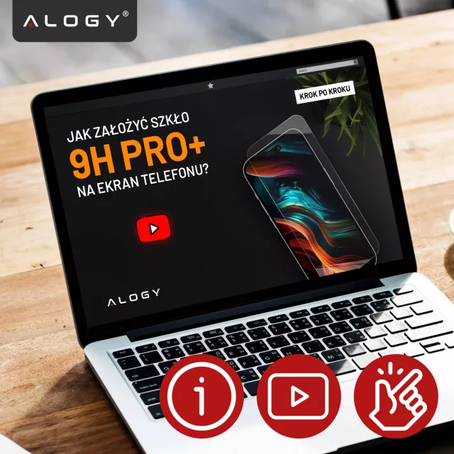 Tvrzené sklo pro ochranu displeje Apple iPhone 16 9H Alogy Heavy Pro™️