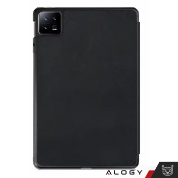 Skleněné pouzdro pro Xiaomi Mi Pad 6 / 6 Pro 11" 2023 Tablet Pouzdro Alogy Book Cover Case Black Stylus Zdarma