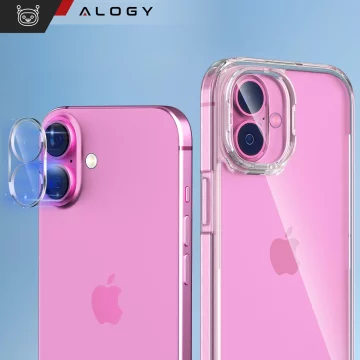 2x sklo objektivu fotoaparátu pro Apple iPhone 16 / 16 Plus Alogy Lens Protector Pro Transparent