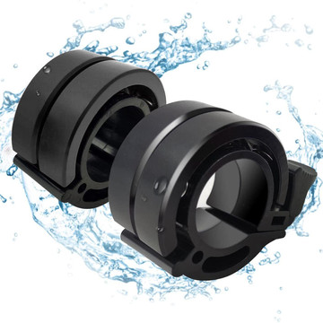 Alogy Metal Bell aluminum alloy bicycle bell for handlebar bicycle universal double row Black