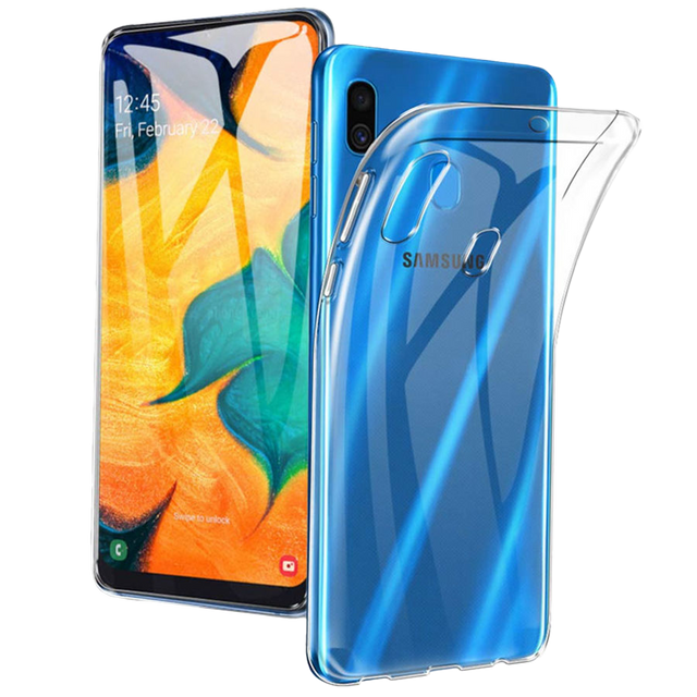Alogy Silikonhülle Hülle für Samsung Galaxy A30 / A20 / M10S transparent