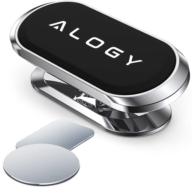 Alogy magnetický držák do auta do auta, univerzální na telefon, na kokpit, na palubní desku, černý