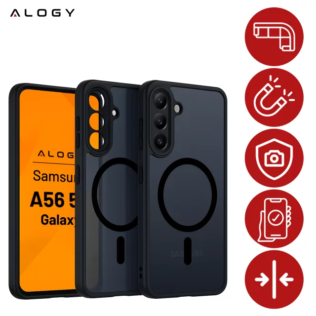 Pouzdro pro Apple iPhone 16 Pro Max Alogy Anti-Shock Hybrid Case pro MagSafe Transparent